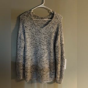 Grey V-Neck Sweater